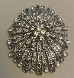 Vintage Rhinestone Burst Pin / Brooch