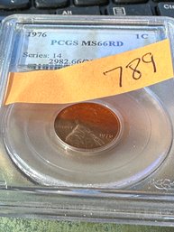 Lincoln Memorial Reverse  1C 1976 MS66RD  PCGS