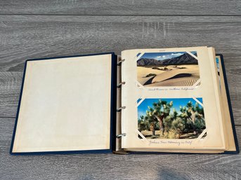 Vintage Scrapbook From 1950's Of California And World Travels