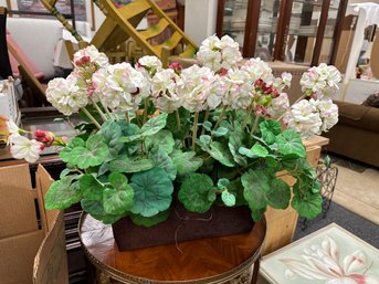 Artificial Geranium Arrrangement