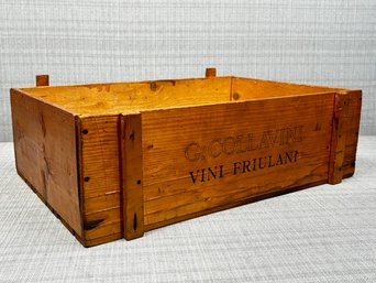 A Vintage Wine Crate