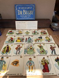 The Good Old Game Of Dr. Busby, Parker Brothers - Complete Set! Antique