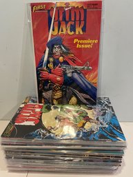 'grim Jack' Comic Books 1-31, By First Comics.