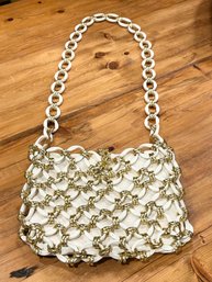 Vintage 1960's Raoul Calabro Purse With Chain Link Strap/Crossbody