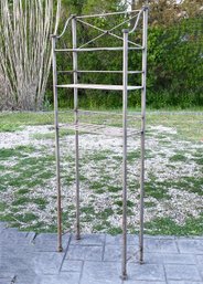 A Metal Over Toilet Storage Rack