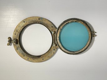 Blue Painted Ship Porthole Lot 2