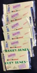 (6) 1993 Miss Masters Spoofy Tunes Sealed Foil Packs - L