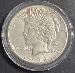 1922-S Peace Silver Dollar