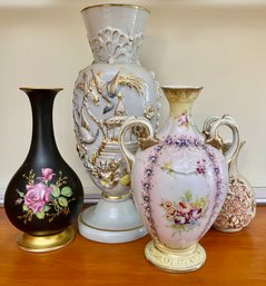 Lot Of Vintage Vases (4)