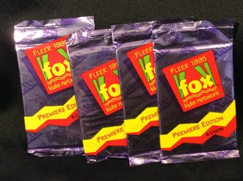 (3) 1995 Fleer Fox Kids Network Premier Edition Sealed Foil Packs - L