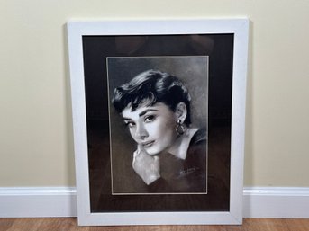 Audrey Hepburn Haiyan Art Print