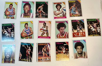 Lot Of 1975-1976 Basketball Cards