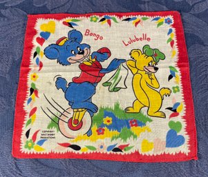 Bongo & Lulubelle Handkerchief - Walt Disney Productions