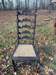 A FANCY VICTORIAN SIDE CHAIR