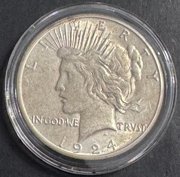 1924-S Peace Silver Dollar