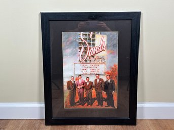 Rat Pack 'The Sands' Framed Print