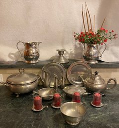 Large Pewter Lot