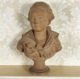 An Antique French Plaster Bust