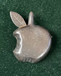 Vintage Sterling Apple Pin / Pendant