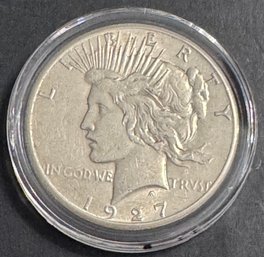 1927 Peace Silver Dollar