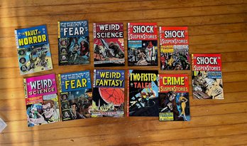 Lot Of 11 Crime/horror Comics ~ 1974