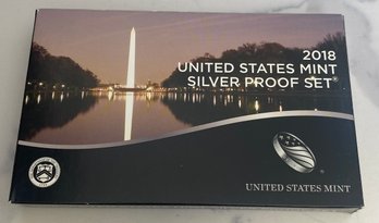 2018 United States Mint Silver Proof Set