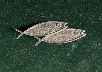 Vintage Mid Century Beau Sterling Fish Pin