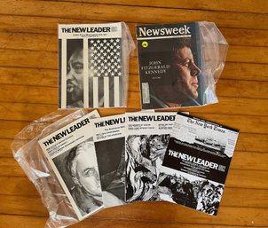 Lot Of 6 Magazines, Including1963 Newsweek/JFK