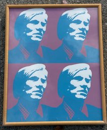 Sanford Kreger, Portrait Of Warhol, Serigraph, 1/50, Pencil Signed