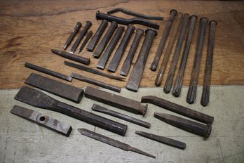 Mixed Vintage Files, Chisels, Wedges, Etc.