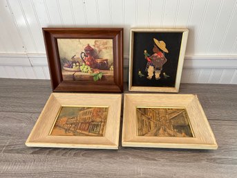 4 Pcs Small Artwork