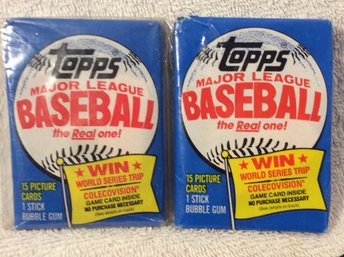 (2) 1983 Topps Baseball Sealed Wax Packs - L