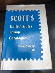 Scott's United States Stamp Catalogue Specialized 1971 HC