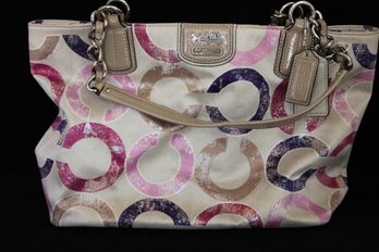 Authentic Ladies Coach Soft Duffel Style Handbag Purse - Looks Hardly Used - Smoke Free Home