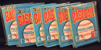 (6) 1983 Donruss Baseball Sealed Wax Packs - L