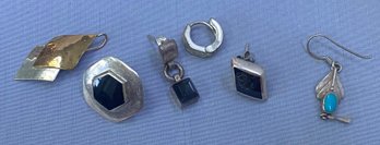 Miscellaneous Single Earrings Marked Sterling