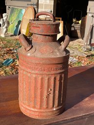 ANTIQUE 5 GALLON LIQUID SERVICE CAN