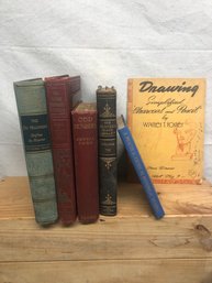 6 Vintage/antique Books