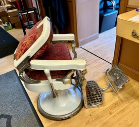 Vintage Emil J Paidar Barber Chair