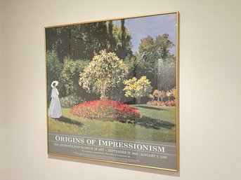 Framed Monet Poster