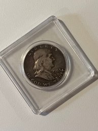 1963-D Benjamin Franklin Silver Half Dollar