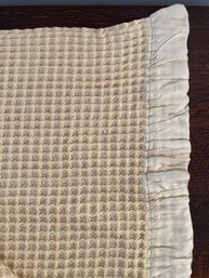 Vintage John Atkinson & Sons Hope Chest Merino Wool Waffle Knit Blanket