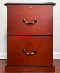 A Modern Wood File Drawer Unit