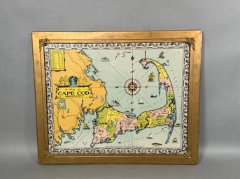 A Framed Cape Cod Map