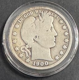 1900 Barber Silver Half Dollar