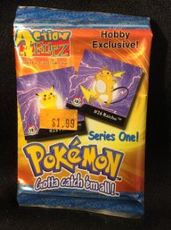 1999 Pokemon Action Flipz Series One Sealed Hobby Foil Pack - L