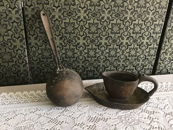 Cast Iron Smelting Ladle And Taurine