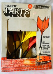 Vintage Set Of 'slider' Jarts By Regent In Box With Instructions