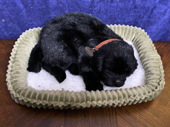 Perfect Petzzz Pet Sleeping Black Labrador Lab Puppy