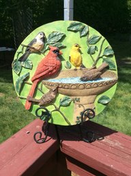 New Creative Bird Decorated Steppingstone With Stand